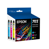Epson pack 702 frontal mostrando los tres cartuchos y ahorro multipack