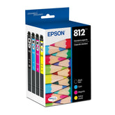 Epson pack frontal mostrando cartuchos negros y color para impresión profesional
