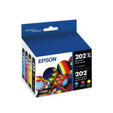 Epson pack frontal con embalaje visible, ofrece conveniencia y confianza