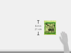 Ernie Ball primer plano del entorchado niquelado destacando brillo y textura para tono definido