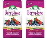 Espoma Berry-Tone frente del envase mostrando información del producto y beneficios