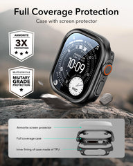 ESR funda en uso durante running protegiendo el Apple Watch en exteriores