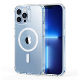ESR funda frontal clara mostrando el iPhone 13 Pro y protección estética