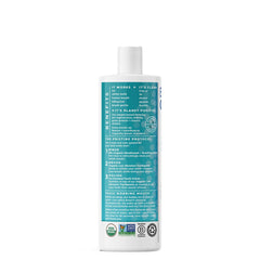 Essential Oxygen gota del líquido mostrando textura clara y beneficios limpiadores