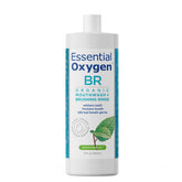 Essential Oxygen botella frontal de 32 oz mostrando la etiqueta orgánica y beneficios