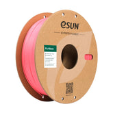 eSUN filamento rosa vista frontal, color consistente y buena presentación