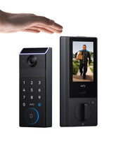eufy Security frontal del cerrojo mostrando diseño moderno y seguridad