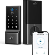 eufy Security cerradura C220 vista frontal con diseño moderno y seguridad