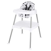 Evenflo vista frontal Pop Star White, diseño compacto y versátil