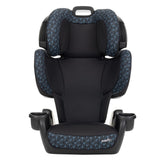 Evenflo GoTime LX vista frontal con acolchado y soporte visible