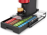 everie cajón frontal con cafetera mostrando ahorro de espacio
