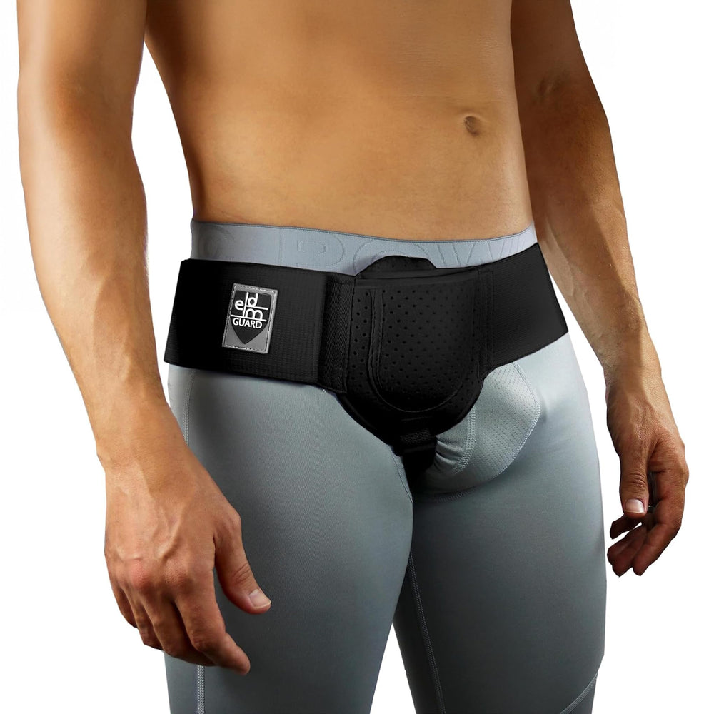 Everyday Medical frontal de la faja inguinal mostrando ajuste y cobertura