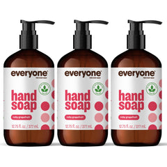 Everyone frasco Ruby Grapefruit frente mostrando etiqueta y forma funcional