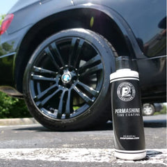 ExoForma neumático tratado con PermaShine brillo intenso y protección visible