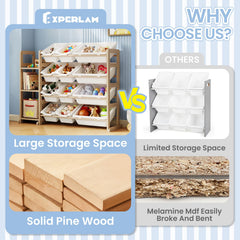 EXPERLAM cajas blancas extraíbles mostrando almacenamiento versátil y accesible