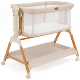 Ezebaby vista frontal cuna acoplada, cercanía y seguridad