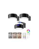 EZVALO foco frontal iluminando un cuadro con luz uniforme y realce de colores