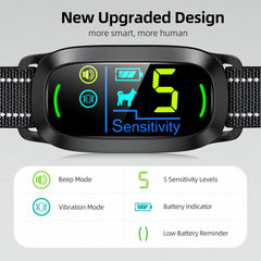 FAFAFROG pantalla color detalle que muestra niveles y estado de batería