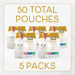 Fancy Feast primer plano del pollo real y su aspecto natural