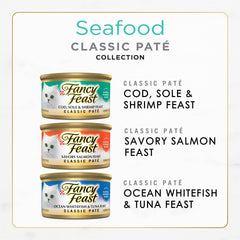 Fancy Feast Purina lata abierta con pâté suave y apetitoso para gatos