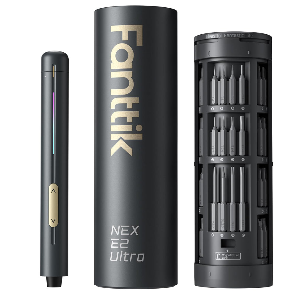 Fanttik E2 Ultra vista frontal con kit organizado y diseño compacto