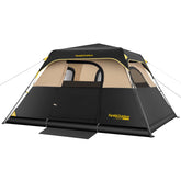 FanttikOutdoor tienda frontal completa khaki mostrando montaje rápido y porte portátil