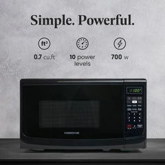 Farberware panel digital destaca controles fáciles para cocinar rápido