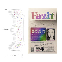 Fazit primer plano de la textura de los destellos con apariencia dorada