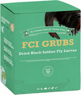FCI GRUBS bolsa 10 lb frontal mostrando empaque resellable y conveniencia