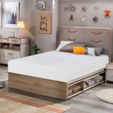 FDW colchón Twin vista frontal con soporte firme y confort