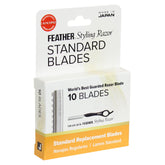 Feather packaging frontal mostrando el pack de 10 hojas y facilidad de almacenamiento