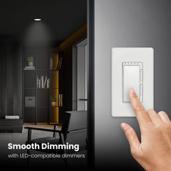 Feit Electric downlight instalado en cocina, iluminación clara para tareas