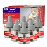 FELIWAY envase frontal mostrando el paquete y calma en el hogar