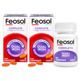 Feosol envase frontal mostrando 60 caplets y marca confiable