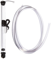 Fermtech sifón mini frontal mostrando estructura y tamaño para trasvase eficiente