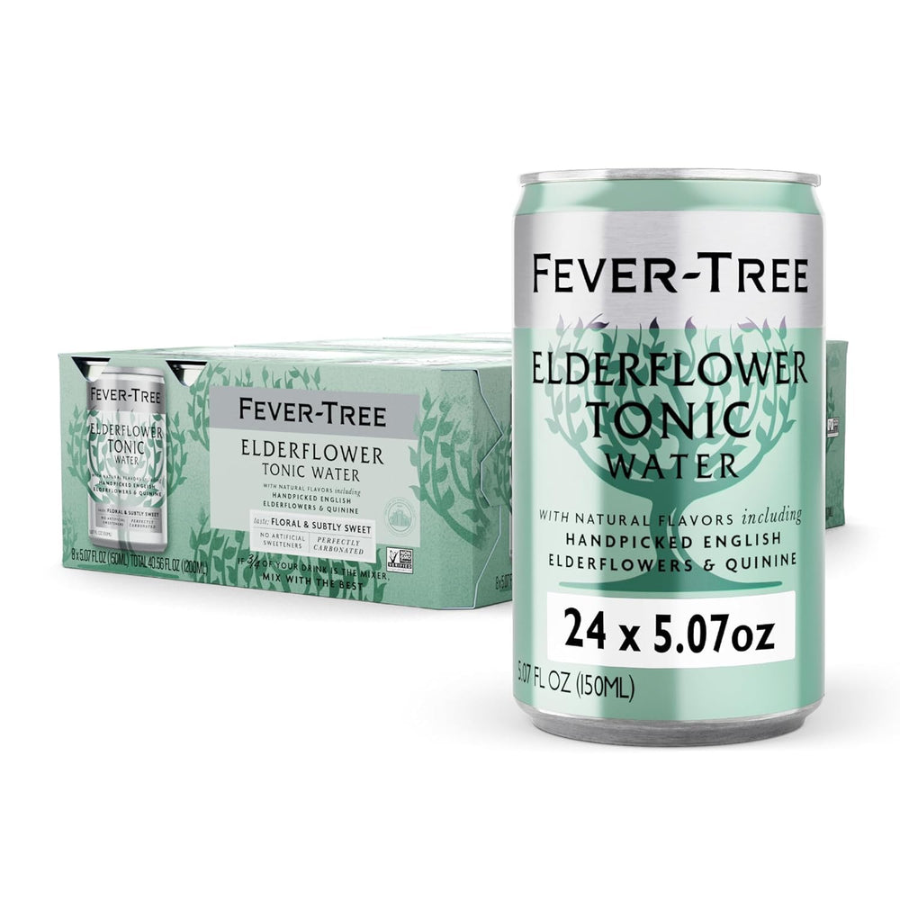 Fever-Tree lata frontal mostrando diseño y facilidad de servicio