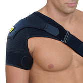 FIGHTECH vista frontal del soporte de hombro, ajuste estable y protección