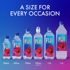 FIJI tapa flip-top en detalle para beber con una mano y evitar derrames
