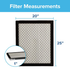 Filtrete detalle de pliegues y textura que mejora la superficie de filtrado
