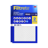 Filtrete empaque frontal 20x30x1 mostrando beneficio de flujo eficiente