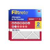 Filtrete imagen frontal del paquete, muestra pack de 2 filtros y beneficios
