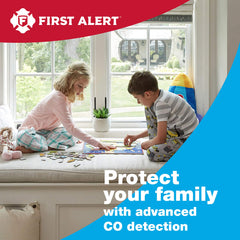 First Alert CO606 detalle del sensor electroquímico, detección precisa