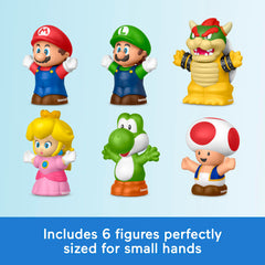 Fisher-Price personajes My Mario desplegados para juego imaginativo