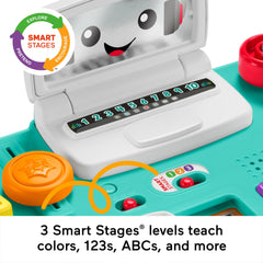 Fisher-Price bebé jugando en suelo con la mesa sin patas, favorece exploración segura