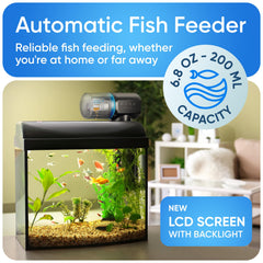 FISHNOSH detalle de la tapa y salida de comida para recargas rápidas y seguras