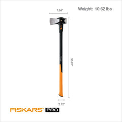 Fiskars mango de 36 pulgadas que aporta mayor palanca y alcance al usuario