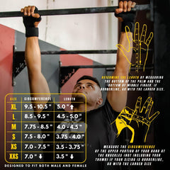 Fit Active Sports detalle del acolchado en la palma que protege contra ampollas