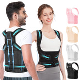 Fit Geno vista frontal mostrando soporte de cintura y hombros para alineación cómoda