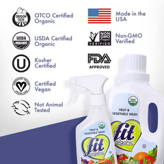Fit Organic limpiando bayas delicadas sin dañarlas