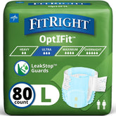 FitRight empaque frontal mostrando cantidad y talla, protege con confianza